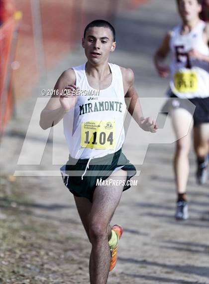 Thumbnail 1 in CIF State Cross Country Championships (D4 Boys Race) photogallery.