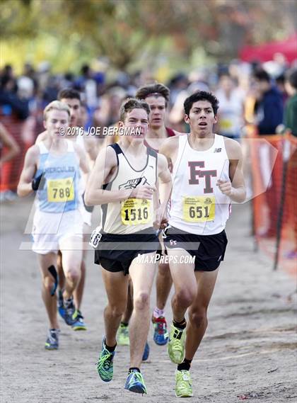 Thumbnail 2 in CIF State Cross Country Championships (D4 Boys Race) photogallery.