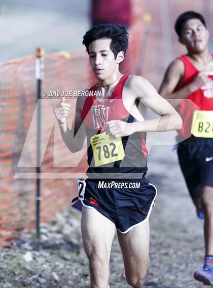 Thumbnail 3 in CIF State Cross Country Championships (D4 Boys Race) photogallery.