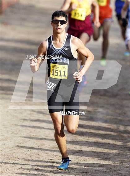 Thumbnail 2 in CIF State Cross Country Championships (D4 Boys Race) photogallery.
