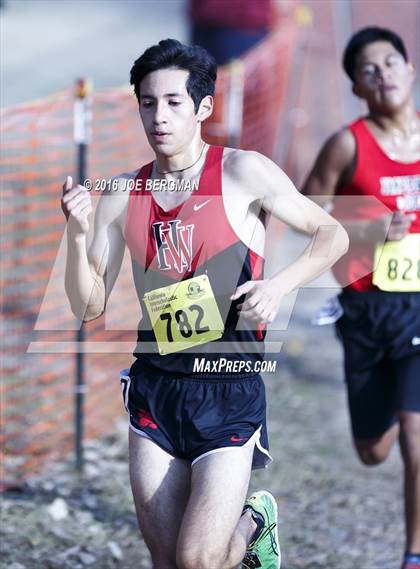 Thumbnail 1 in CIF State Cross Country Championships (D4 Boys Race) photogallery.