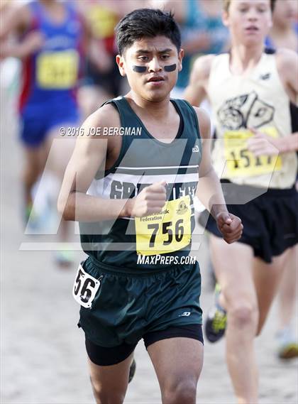Thumbnail 3 in CIF State Cross Country Championships (D4 Boys Race) photogallery.