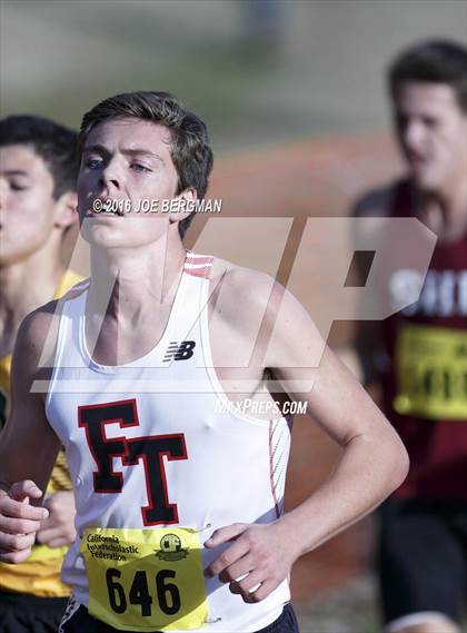 Thumbnail 2 in CIF State Cross Country Championships (D4 Boys Race) photogallery.
