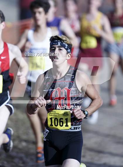 Thumbnail 1 in CIF State Cross Country Championships (D4 Boys Race) photogallery.