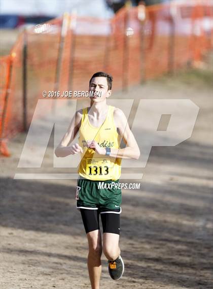 Thumbnail 1 in CIF State Cross Country Championships (D4 Boys Race) photogallery.