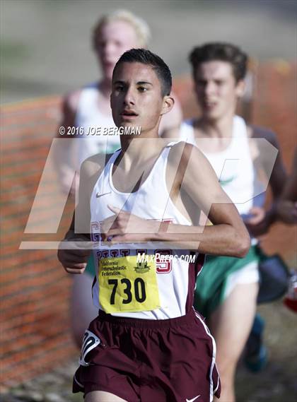 Thumbnail 3 in CIF State Cross Country Championships (D4 Boys Race) photogallery.