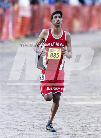 Thumbnail 1 in CIF State Cross Country Championships (D4 Boys Race) photogallery.