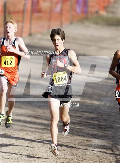 Thumbnail 3 in CIF State Cross Country Championships (D4 Boys Race) photogallery.