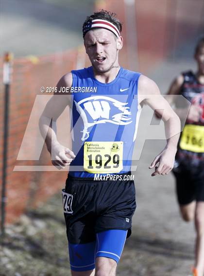 Thumbnail 1 in CIF State Cross Country Championships (D4 Boys Race) photogallery.
