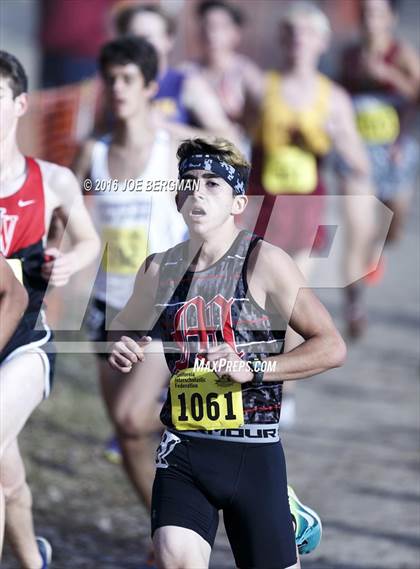 Thumbnail 3 in CIF State Cross Country Championships (D4 Boys Race) photogallery.