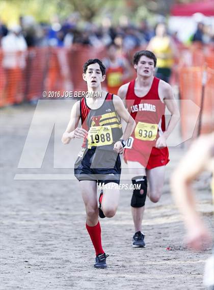 Thumbnail 3 in CIF State Cross Country Championships (D4 Boys Race) photogallery.