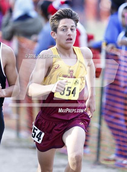 Thumbnail 2 in CIF State Cross Country Championships (D4 Boys Race) photogallery.