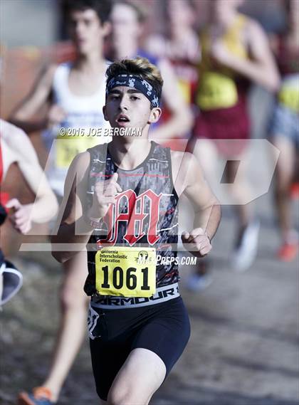 Thumbnail 2 in CIF State Cross Country Championships (D4 Boys Race) photogallery.