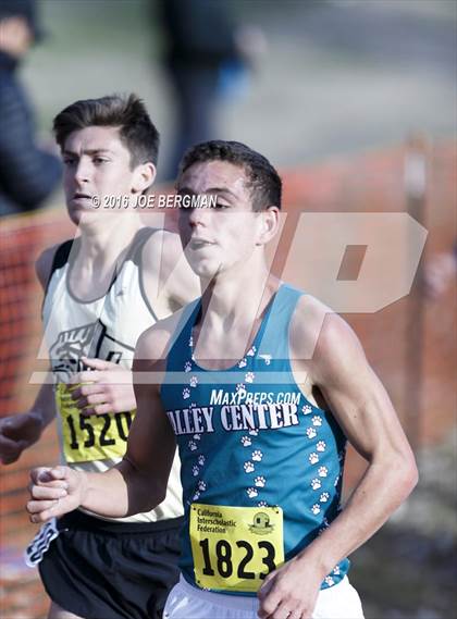 Thumbnail 1 in CIF State Cross Country Championships (D4 Boys Race) photogallery.
