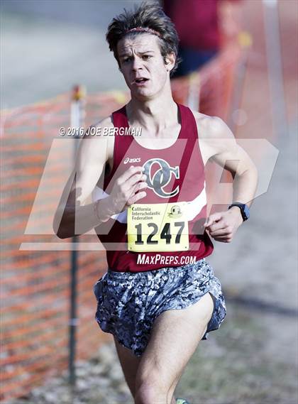 Thumbnail 2 in CIF State Cross Country Championships (D4 Boys Race) photogallery.