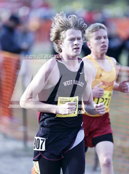 Thumbnail 2 in CIF State Cross Country Championships (D4 Boys Race) photogallery.