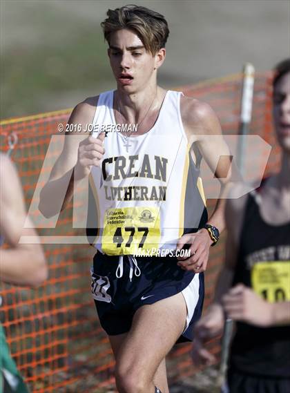 Thumbnail 1 in CIF State Cross Country Championships (D4 Boys Race) photogallery.