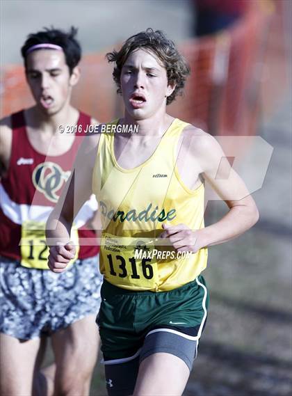 Thumbnail 2 in CIF State Cross Country Championships (D4 Boys Race) photogallery.