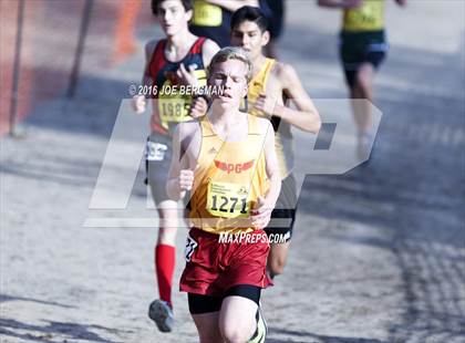 Thumbnail 1 in CIF State Cross Country Championships (D4 Boys Race) photogallery.
