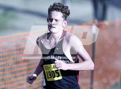 Thumbnail 2 in CIF State Cross Country Championships (D4 Boys Race) photogallery.