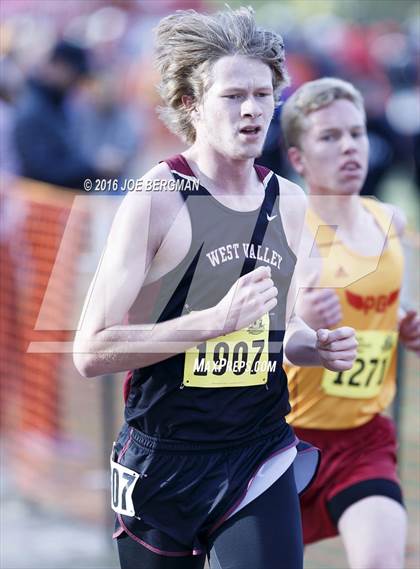 Thumbnail 1 in CIF State Cross Country Championships (D4 Boys Race) photogallery.