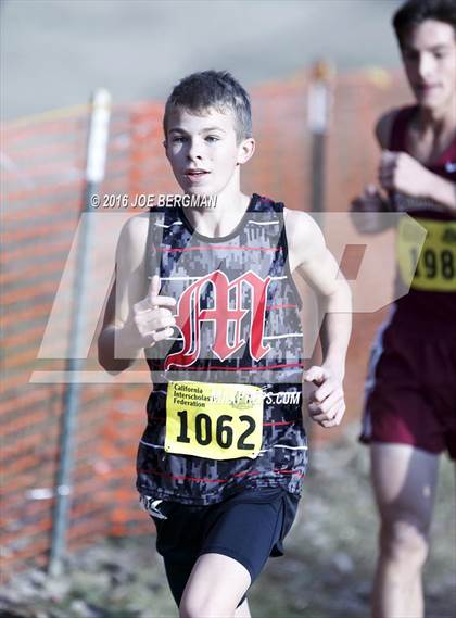 Thumbnail 3 in CIF State Cross Country Championships (D4 Boys Race) photogallery.