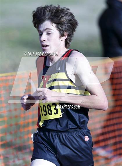 Thumbnail 1 in CIF State Cross Country Championships (D4 Boys Race) photogallery.