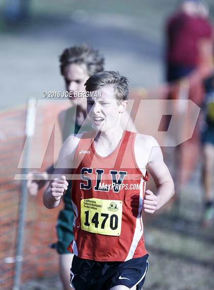 Thumbnail 1 in CIF State Cross Country Championships (D4 Boys Race) photogallery.