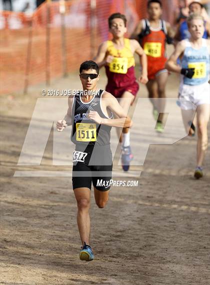 Thumbnail 1 in CIF State Cross Country Championships (D4 Boys Race) photogallery.