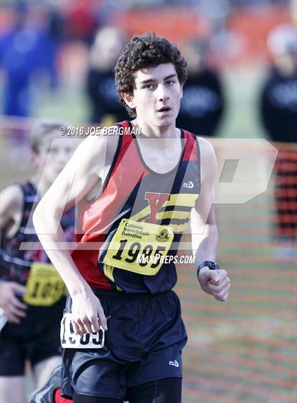 Thumbnail 1 in CIF State Cross Country Championships (D4 Boys Race) photogallery.