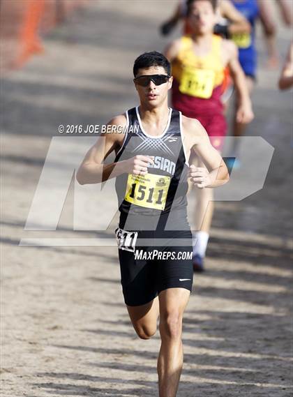 Thumbnail 1 in CIF State Cross Country Championships (D4 Boys Race) photogallery.