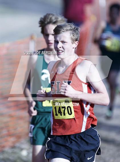 Thumbnail 3 in CIF State Cross Country Championships (D4 Boys Race) photogallery.