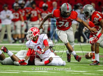 Thumbnail 3 in Hawkinsville vs. Irwin County (GHSA 1A Public Final) photogallery.