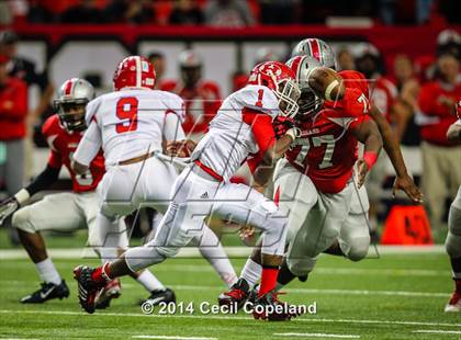 Thumbnail 1 in Hawkinsville vs. Irwin County (GHSA 1A Public Final) photogallery.