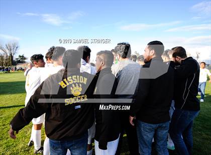 Thumbnail 1 in Mission @ Hilmar (CIF NorCal D5 Regional Final) photogallery.