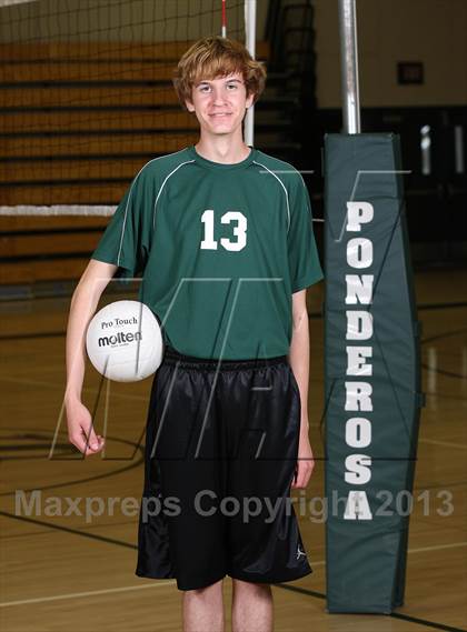 Thumbnail 2 in Ponderosa JV Boys Volleyball Team and Individual Photos photogallery.