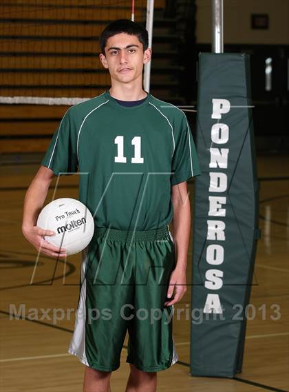 Thumbnail 3 in Ponderosa JV Boys Volleyball Team and Individual Photos photogallery.