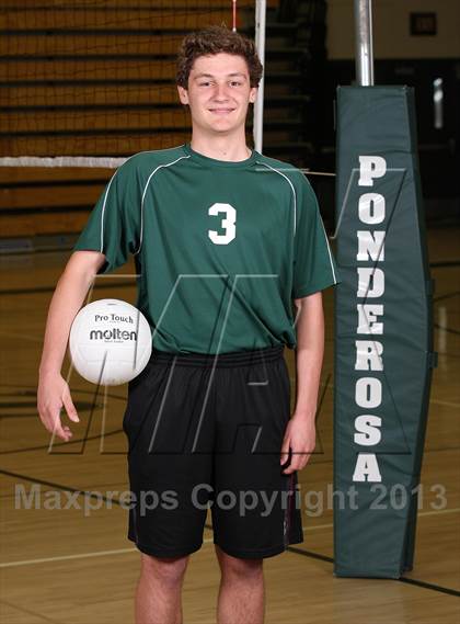 Thumbnail 3 in Ponderosa JV Boys Volleyball Team and Individual Photos photogallery.