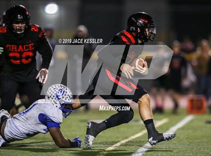 Thumbnail 2 in Grace Brethren vs. La Habra (CIFSS D3 Semifinal) photogallery.