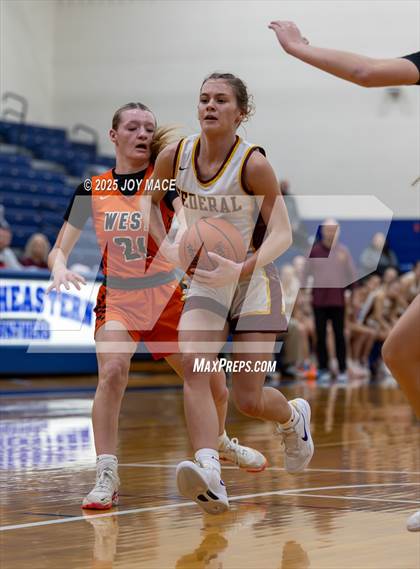 Thumbnail 1 in Federal Hocking vs. Portsmouth West  (OHSAA D6 Region 23 District Final) photogallery.