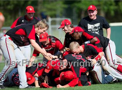 Thumbnail 2 in Marvin Ridge vs. South Point (NCHSAA 3A West Final) photogallery.