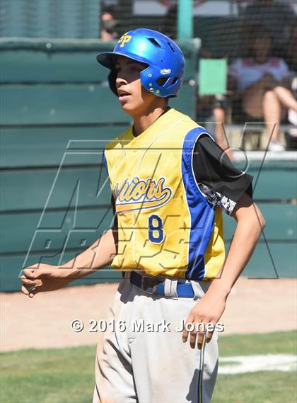 Thumbnail 3 in San Pasqual Valley vs. Phoenix Christian (Salt River/Chandler Prep Tournament) photogallery.