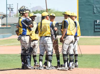 Thumbnail 2 in San Pasqual Valley vs. Phoenix Christian (Salt River/Chandler Prep Tournament) photogallery.