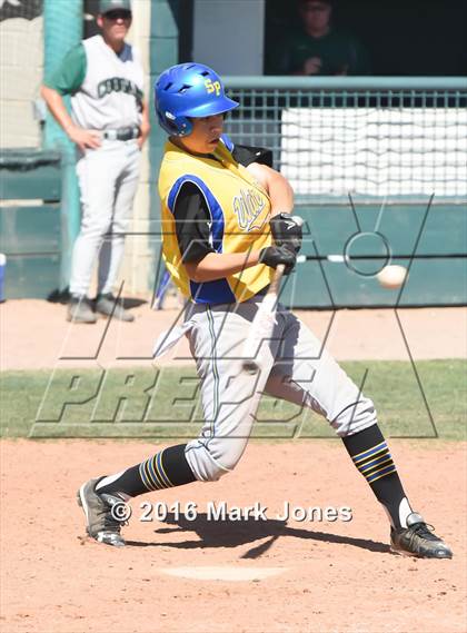 Thumbnail 3 in San Pasqual Valley vs. Phoenix Christian (Salt River/Chandler Prep Tournament) photogallery.