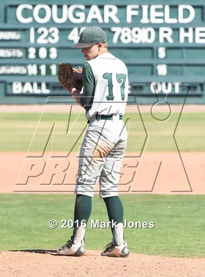 Thumbnail 1 in San Pasqual Valley vs. Phoenix Christian (Salt River/Chandler Prep Tournament) photogallery.