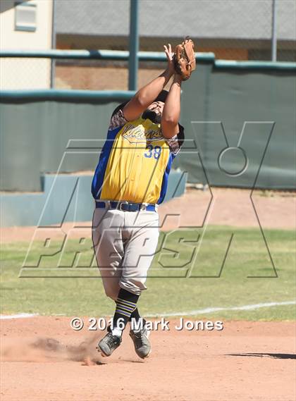 Thumbnail 3 in San Pasqual Valley vs. Phoenix Christian (Salt River/Chandler Prep Tournament) photogallery.