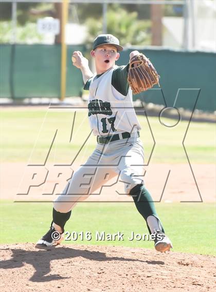 Thumbnail 1 in San Pasqual Valley vs. Phoenix Christian (Salt River/Chandler Prep Tournament) photogallery.