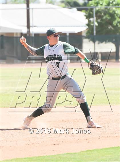 Thumbnail 1 in San Pasqual Valley vs. Phoenix Christian (Salt River/Chandler Prep Tournament) photogallery.