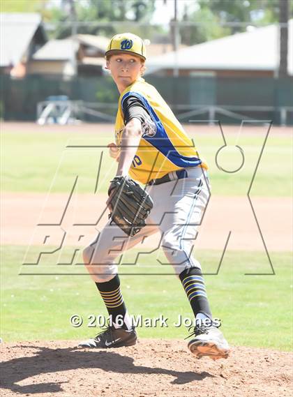 Thumbnail 3 in San Pasqual Valley vs. Phoenix Christian (Salt River/Chandler Prep Tournament) photogallery.
