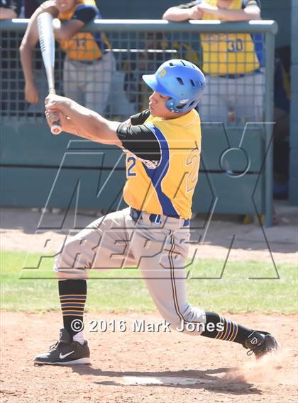 Thumbnail 1 in San Pasqual Valley vs. Phoenix Christian (Salt River/Chandler Prep Tournament) photogallery.